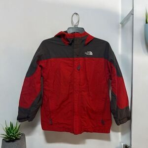 North Face mens Hiking vintage Hyvent Goretex coat, Red & Black, VGC
